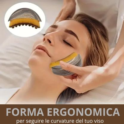 LE NOUVEAU SOLEIL-Spazzola per il drenaggio linfatico del viso